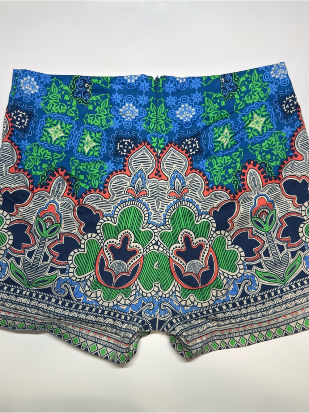 Flying Tomato Boho Mulitcolored Printed High Waist Shorts - Picture 2 of 3